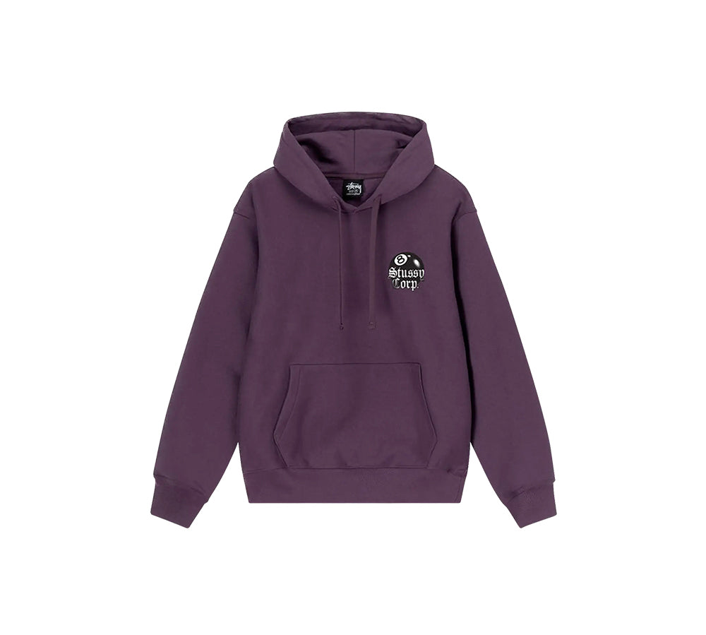 Stussy 8 Ball Corp. Hoodie - Grape