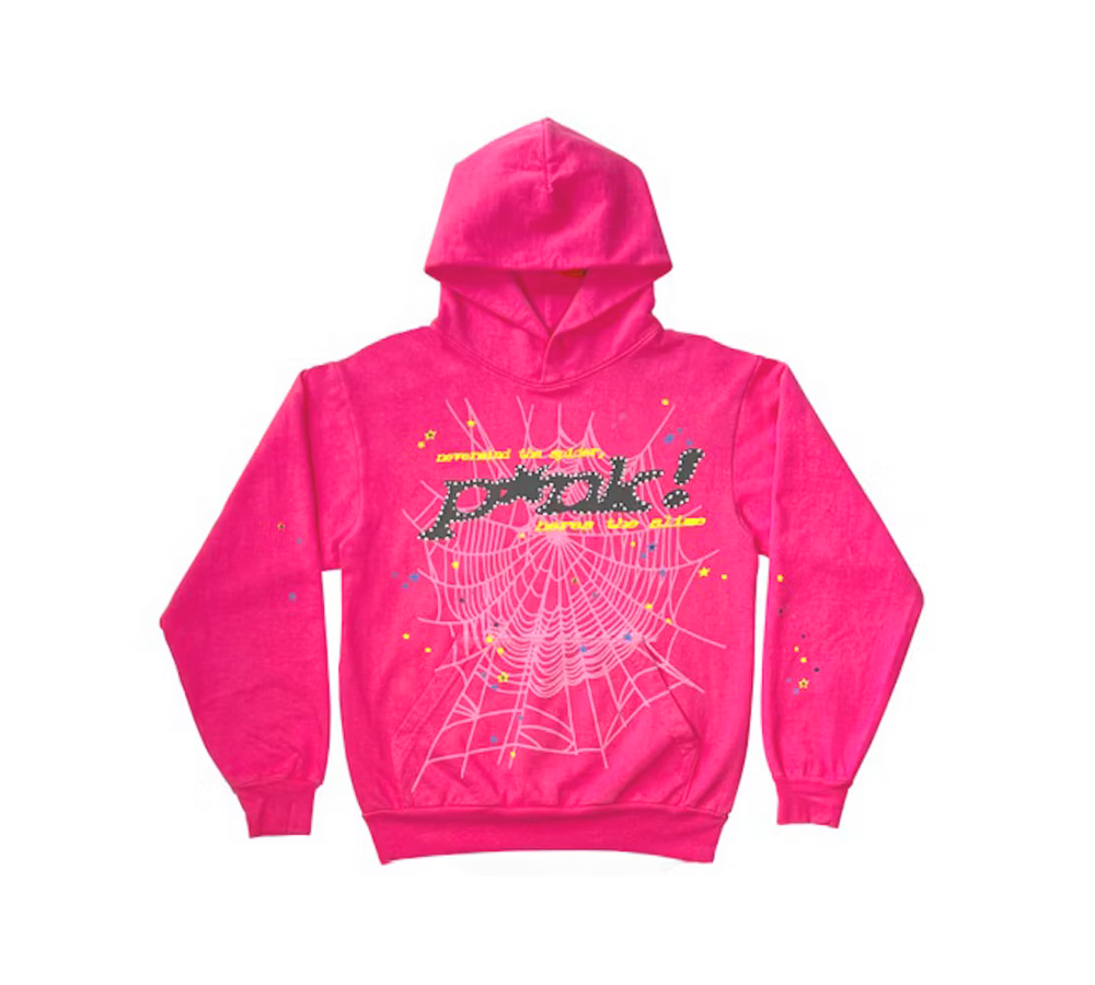 Sp5der P*NK Hoodie - Pink