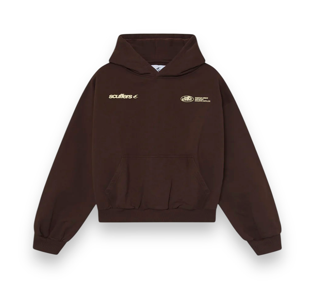 Scuffers Sign Hoodie - Brown