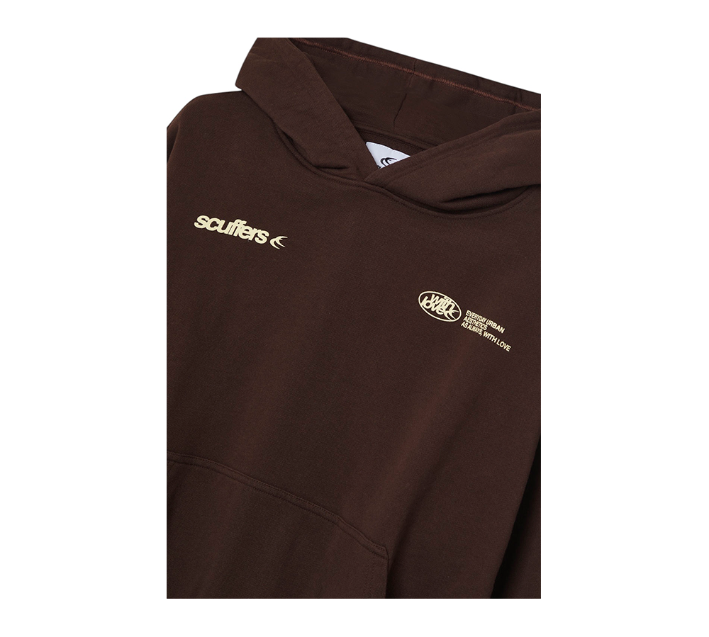 Scuffers Sign Hoodie - Brown