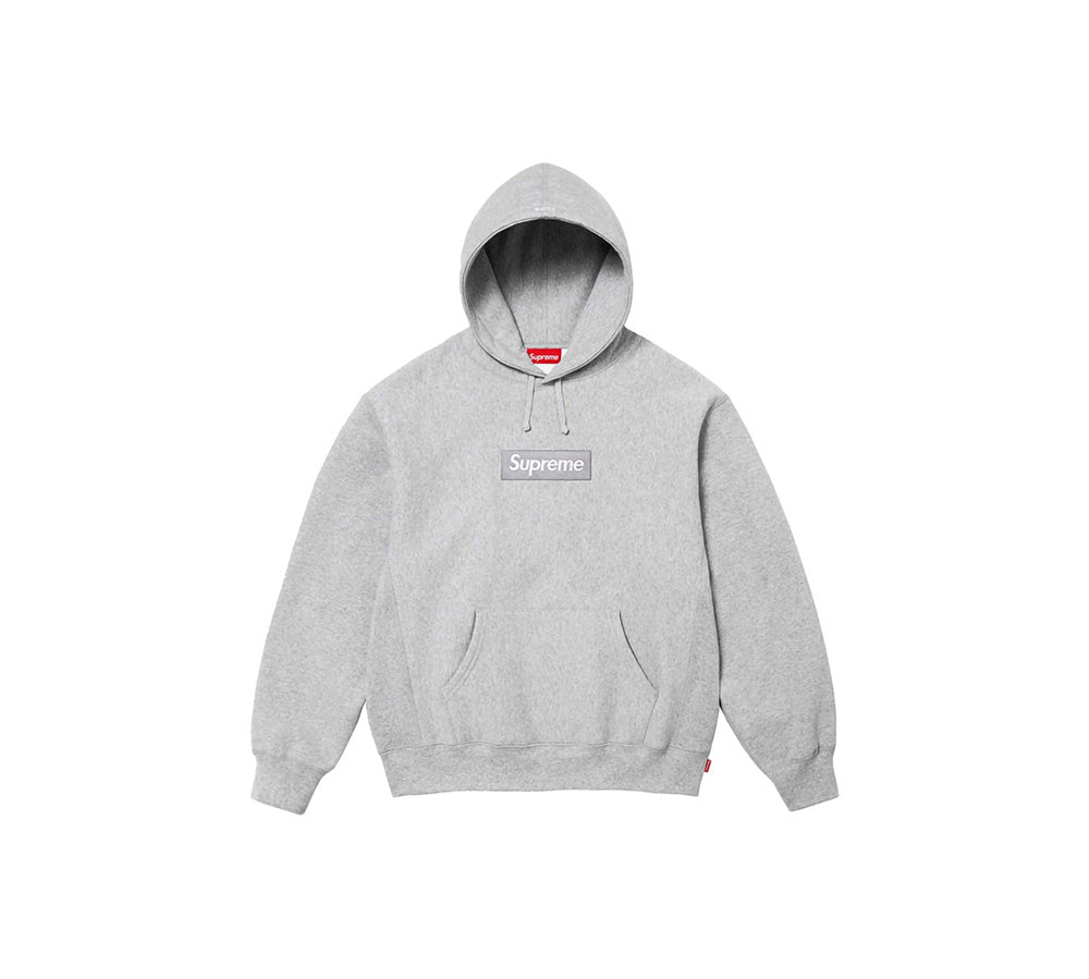 Supreme Box Logo Hooded  Sweatshirt (FW24) - Grey