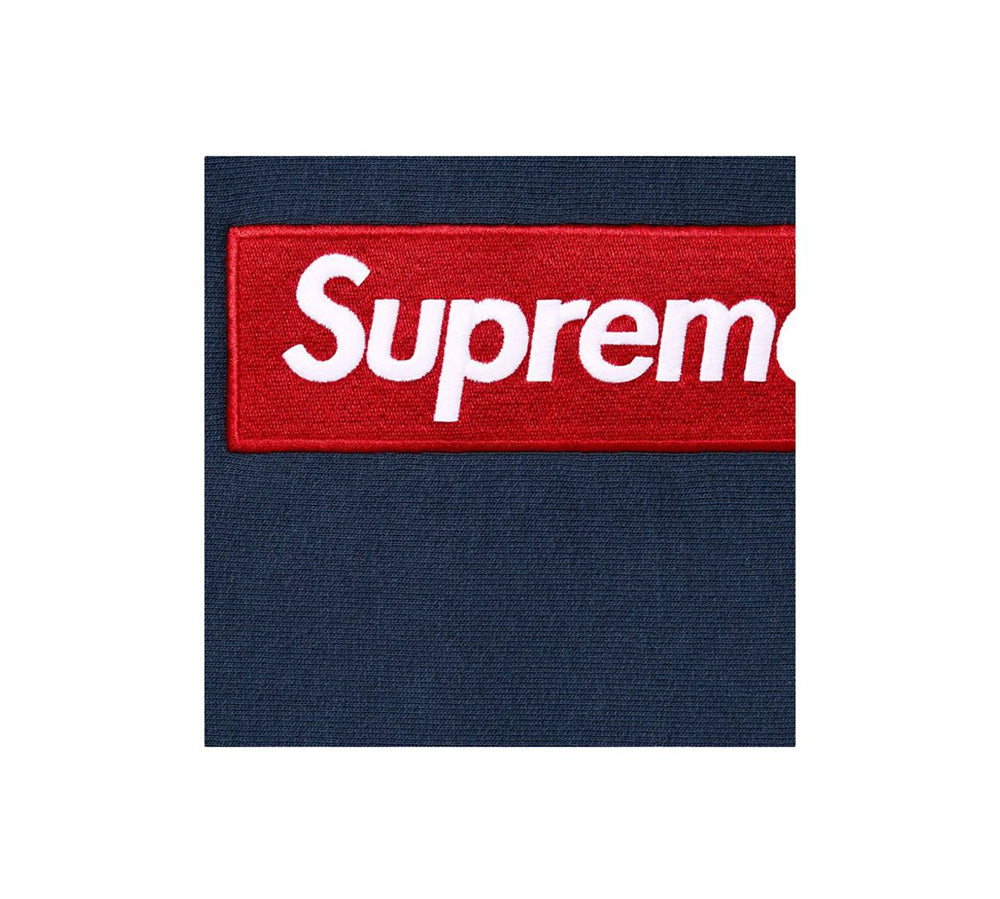 Supreme Box Logo Hooded  Sweatshirt (FW24) - Navy