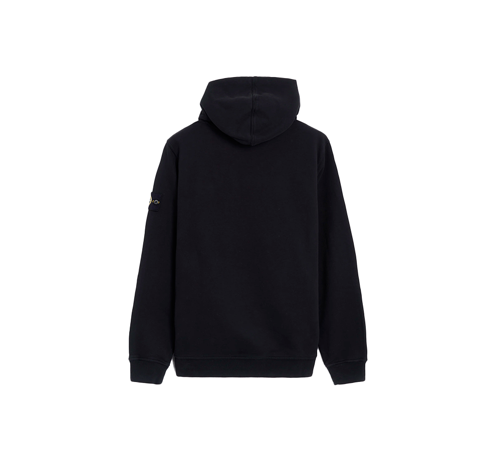 Stone Island Logo Hoodie - Black