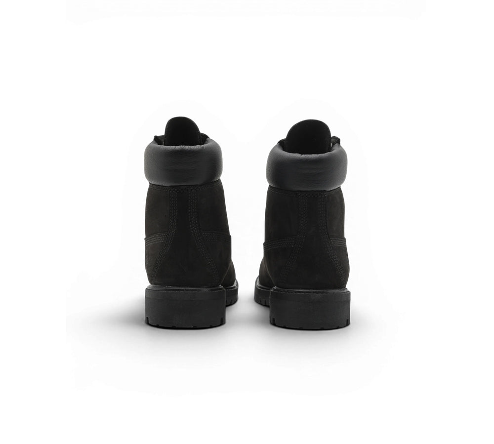 Timberland 6" Premium Waterproof Boot - Black Nubuck Premium