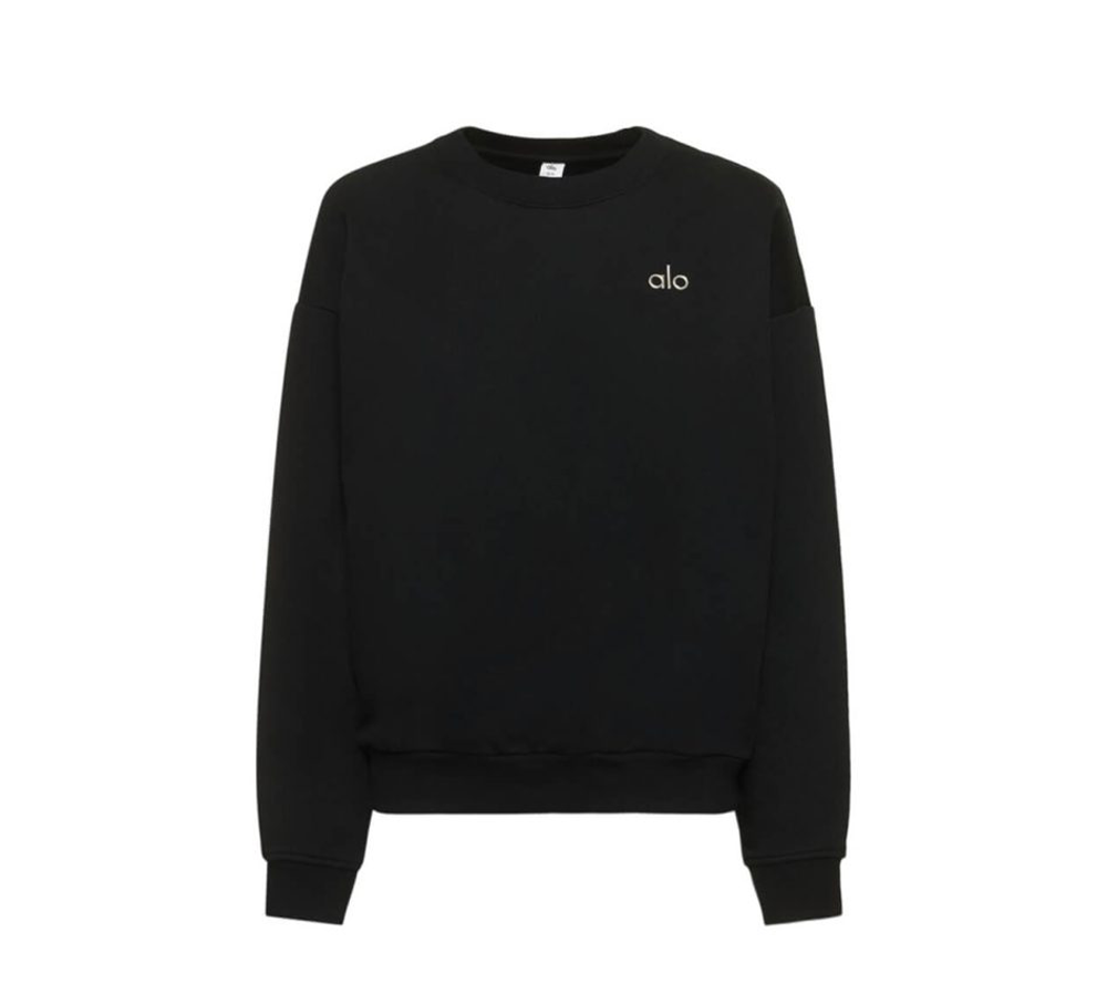 Alo Yoga Accolade Crewneck Pullover - Black