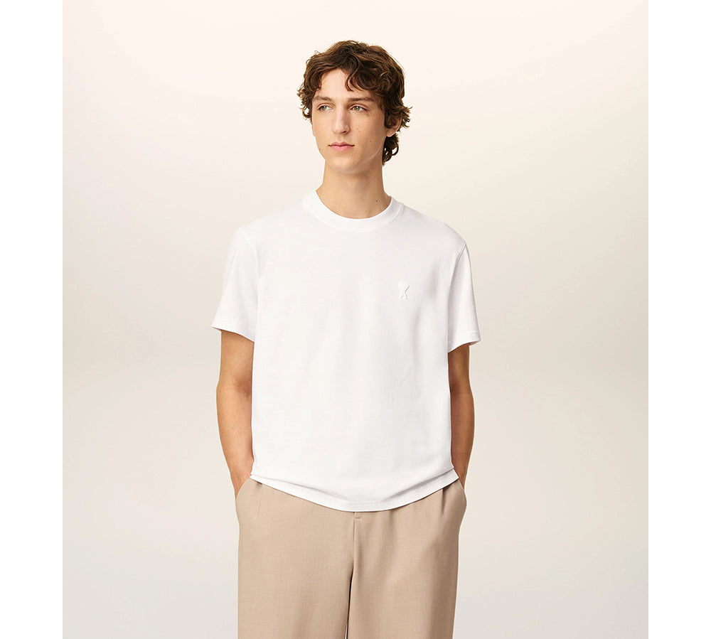 Ami Paris Organic Cotton T-shirt - White