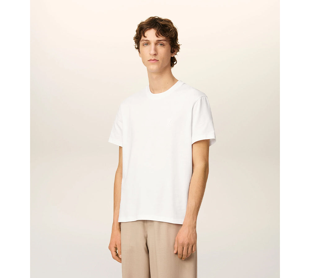 Ami Paris Organic Cotton T-shirt - White