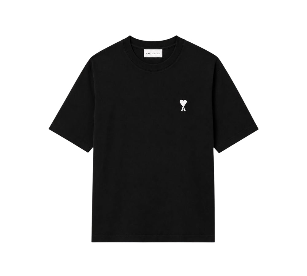 Ami Paris Organic Cotton T-shirt - Black