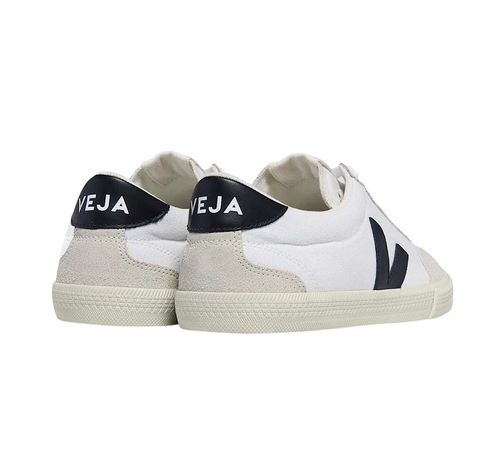 Veja Volley Canvas - White Black