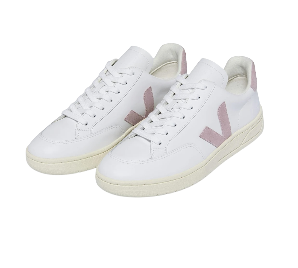 Veja V-12 Leather - White Babe