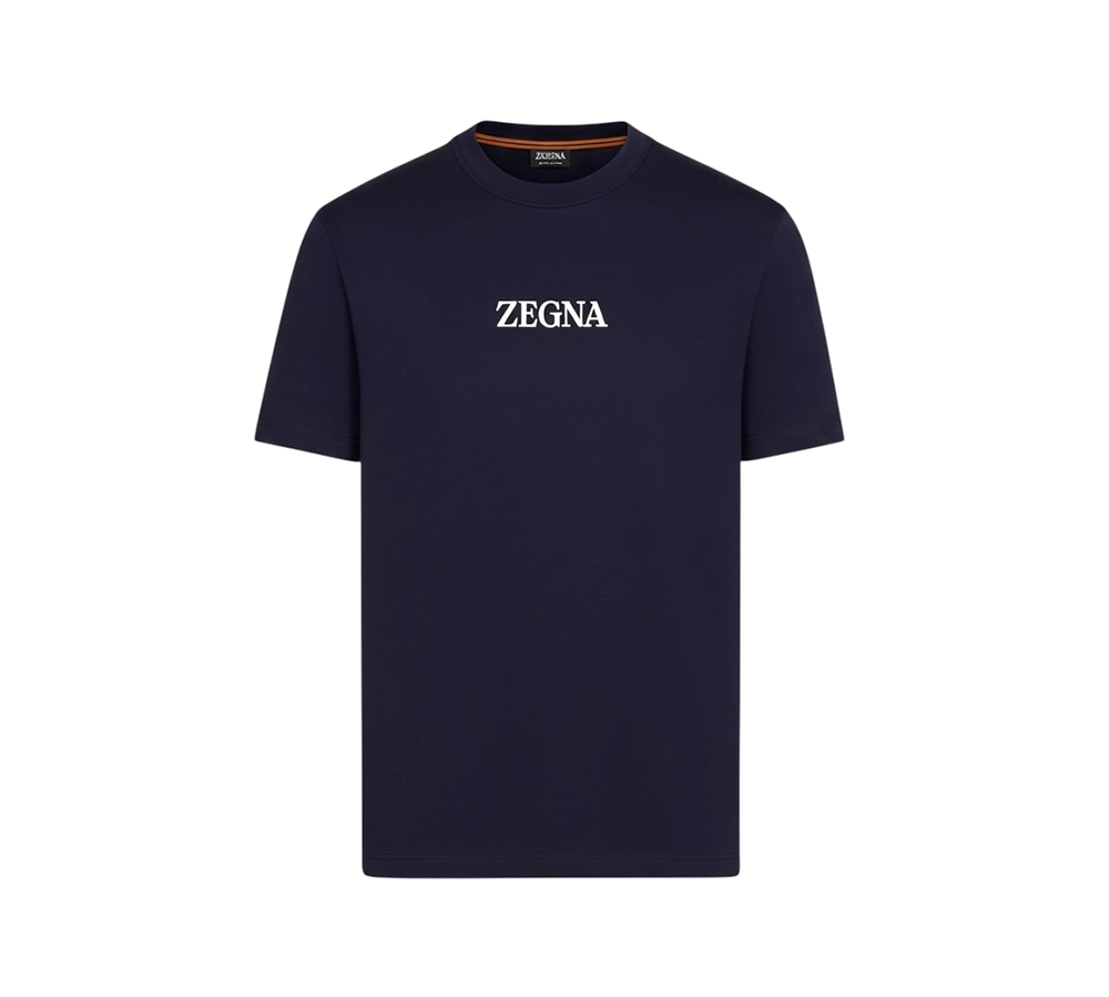 ZEGNA #UseTheExisting™ Cotton T-shirt - Navy