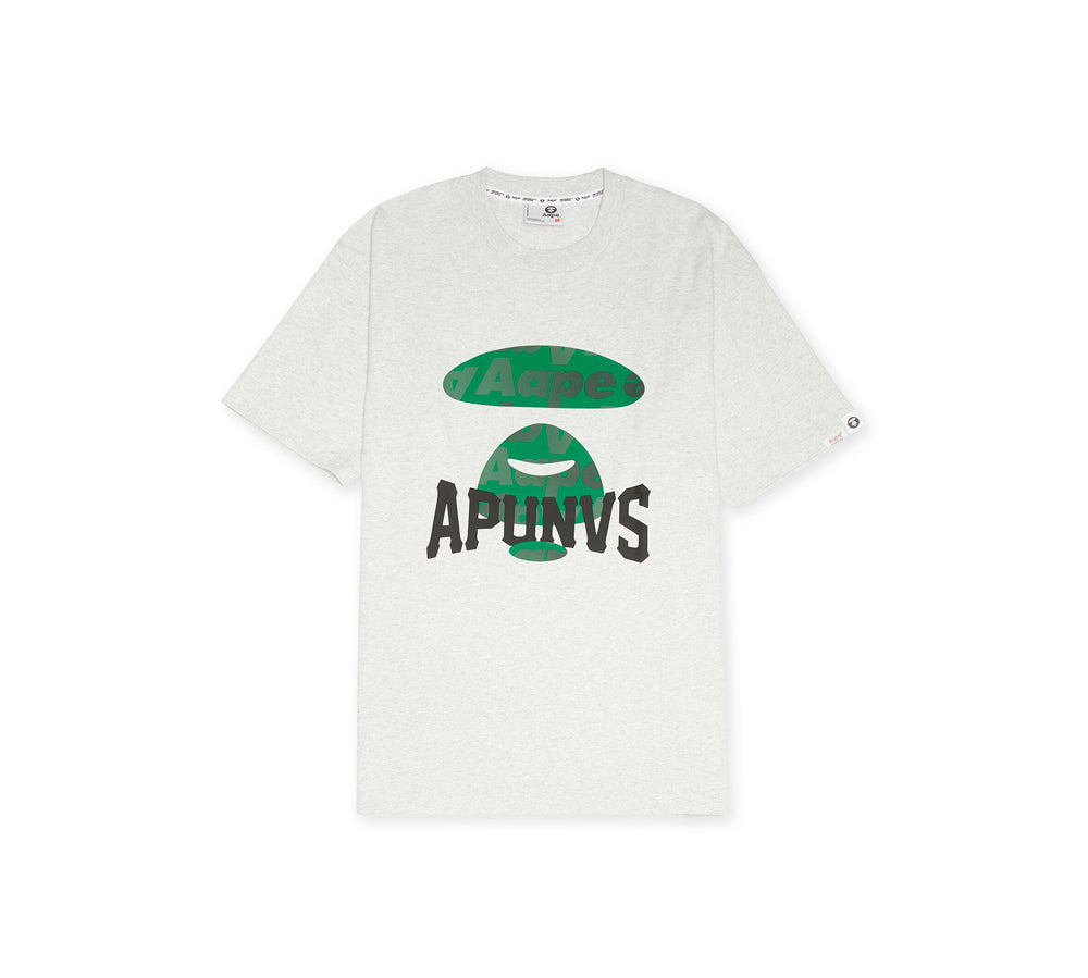 Aape by A Bathing Ape Theme Tee Street Baseball - Grey