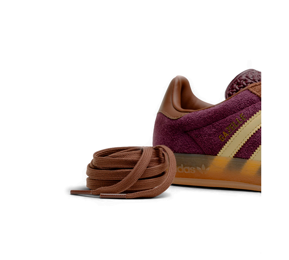 adidas Gazelle Indoor - Maroon Almost Yellow