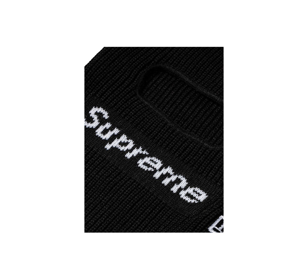 Supreme x New Era Box Logo balaclava - black