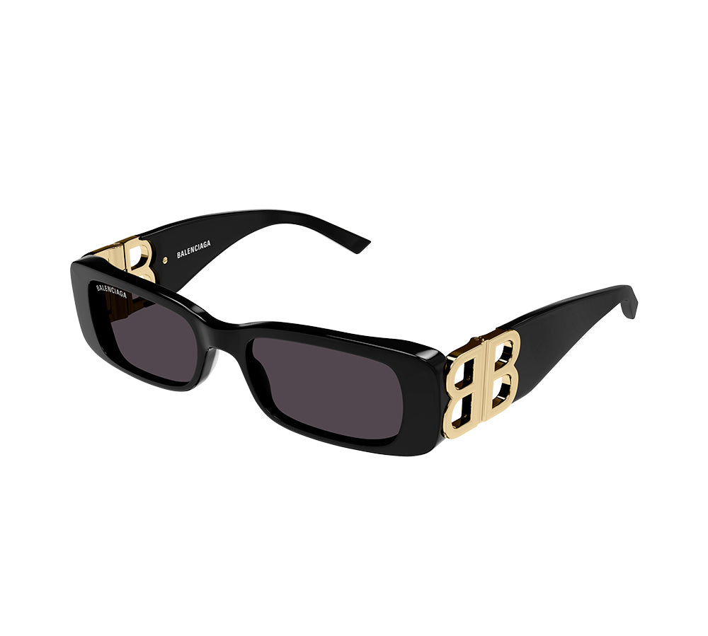 Sunglasses Dynasty Rectangle Balenciaga - Black