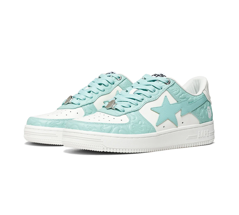 A Bathing Ape Bape Sta Low #4 - Blue/White