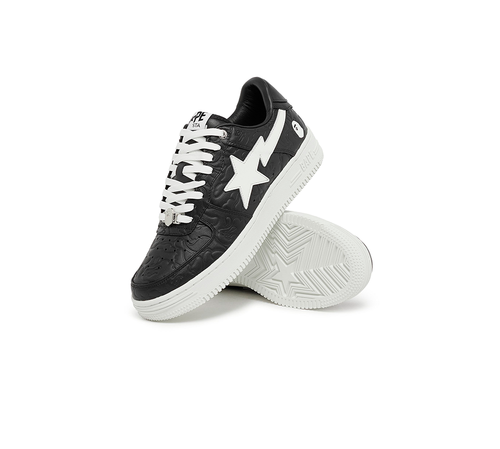 A Bathing Ape Bape Sta Low - #3 Line Camo Black