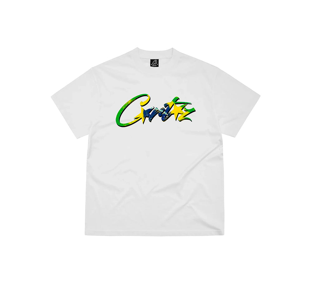 Corteiz Brasil Tee - White