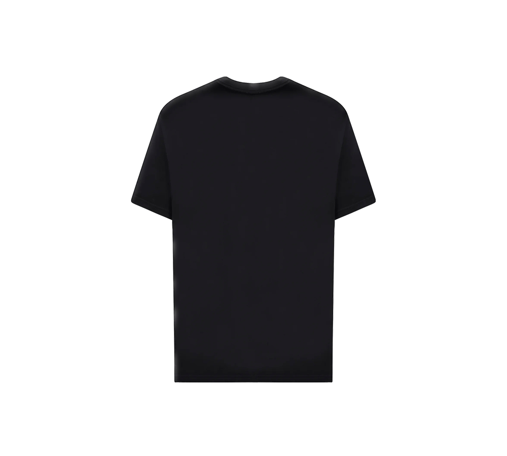 BURBERRY Logo Cotton T-shirt in Coal - Black