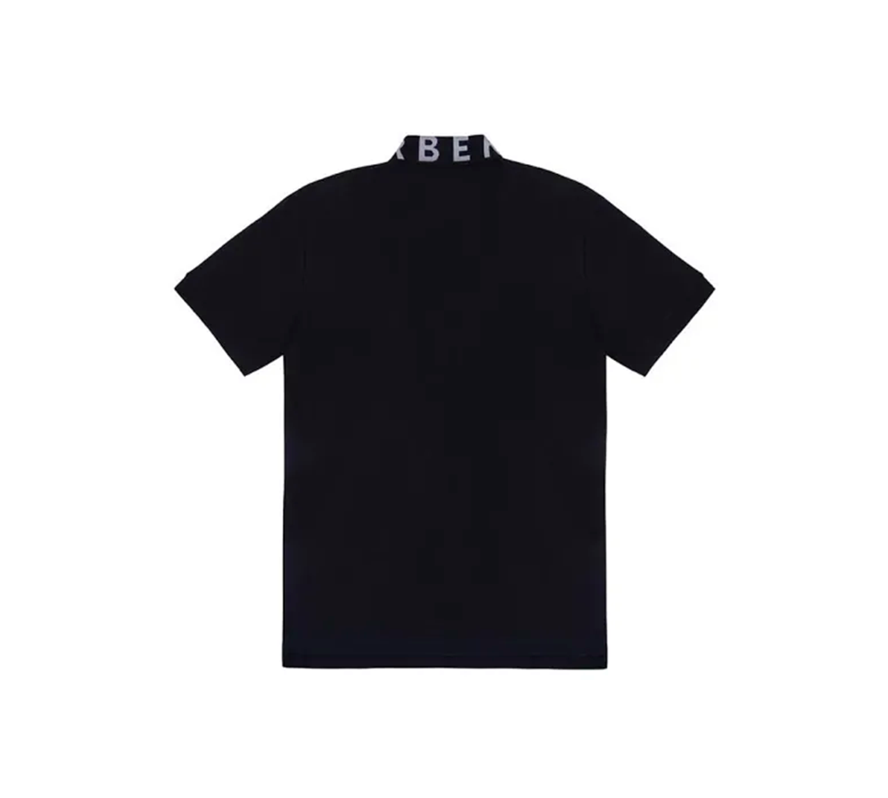 Burberry Ryland Collar Logo Polo - Black