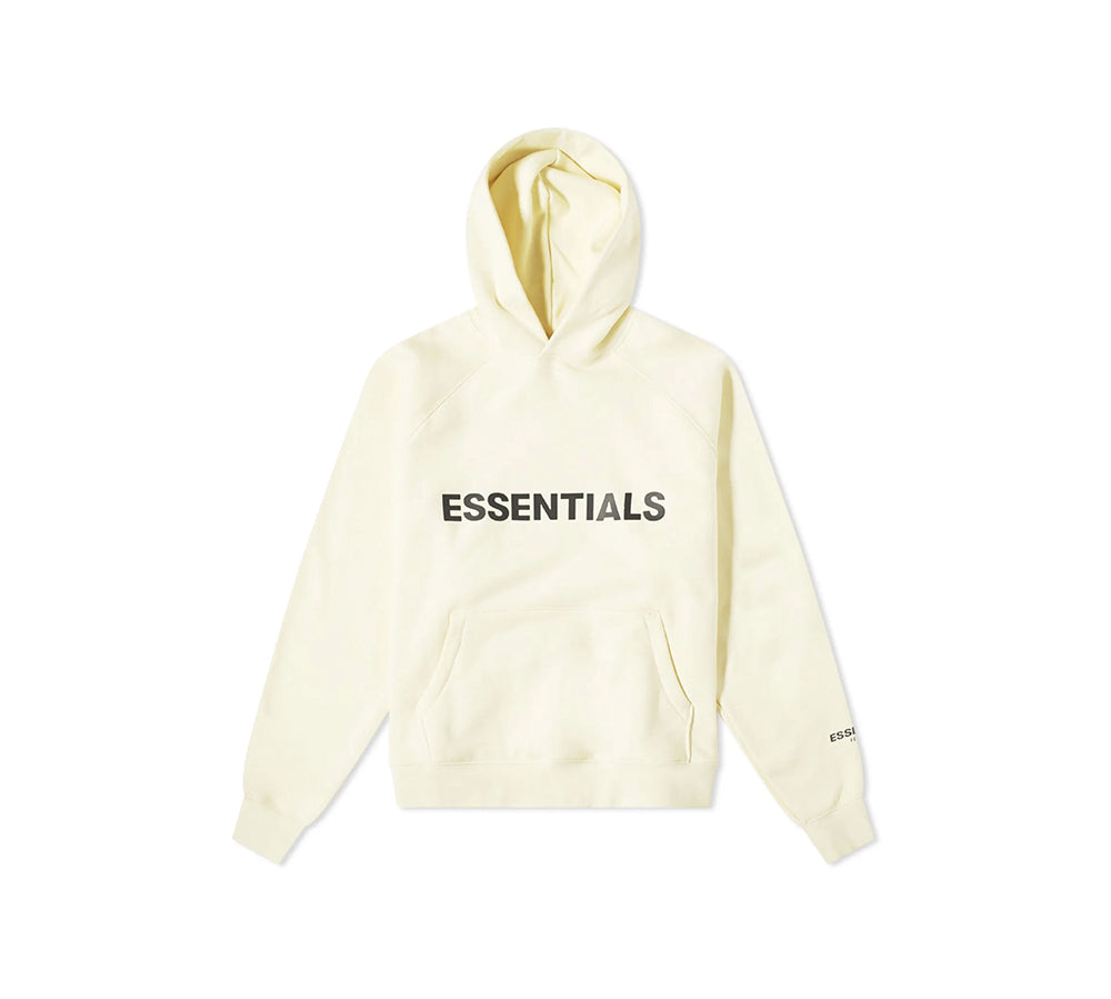 Fear of God Essentials Pullover Hoodie Applique Logo - Buttercream