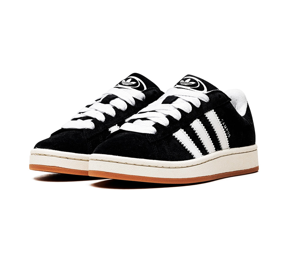 adidas Campus 00s - Core Black (Sola Amarela / Cordões Grossos)