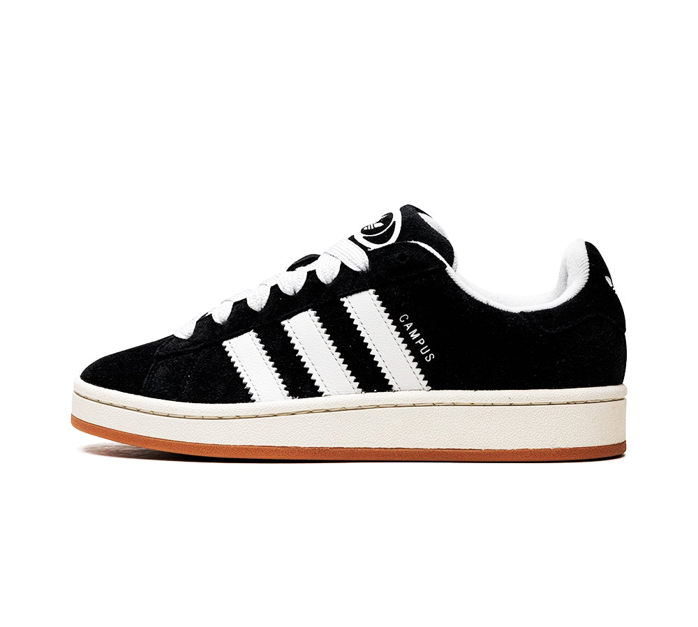 adidas Campus 00s - Core Black (Sola Amarela / Cordões Grossos)