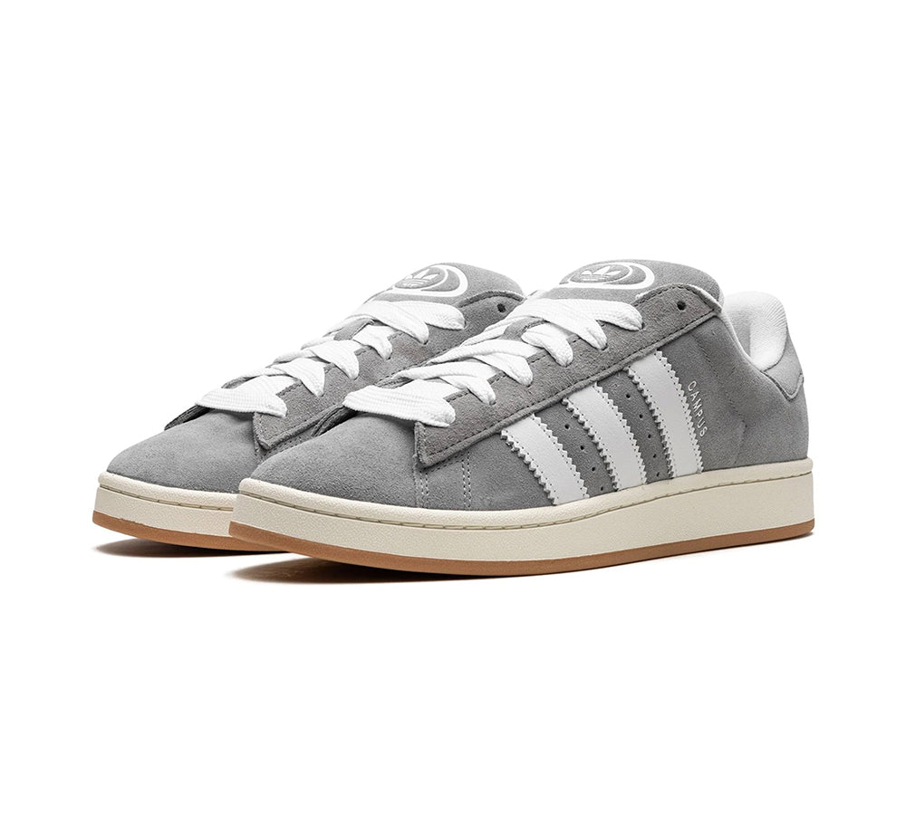 adidas Campus 00s - Grey White (Sola Amarela & Cordões Grossos)