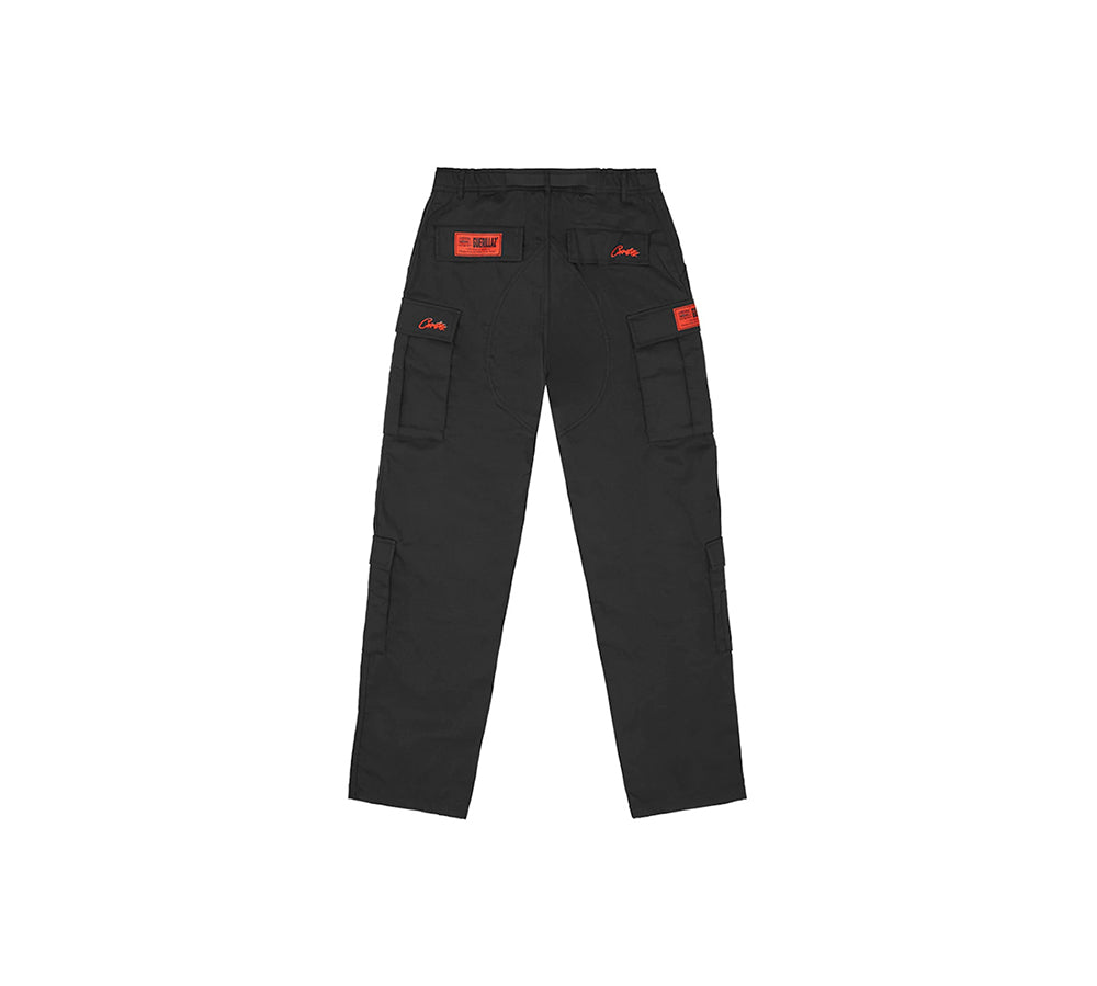 CORTEIZ GUERILLAZ CARGOS - BLACK/RED