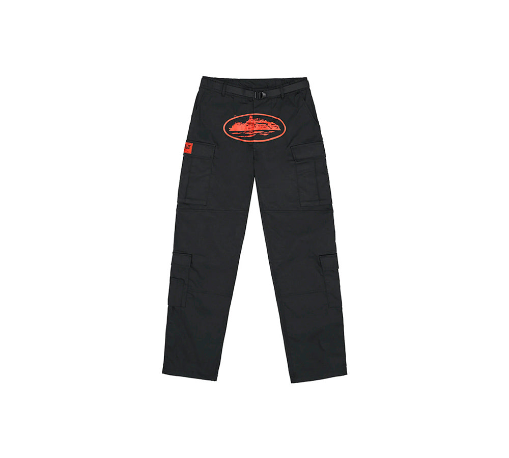 CORTEIZ GUERILLAZ CARGOS - BLACK/RED