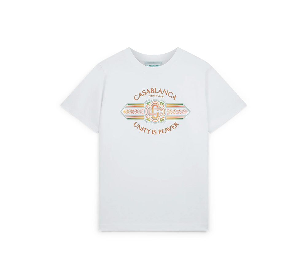 Casablanca Unity Is Power T-Shirt - White