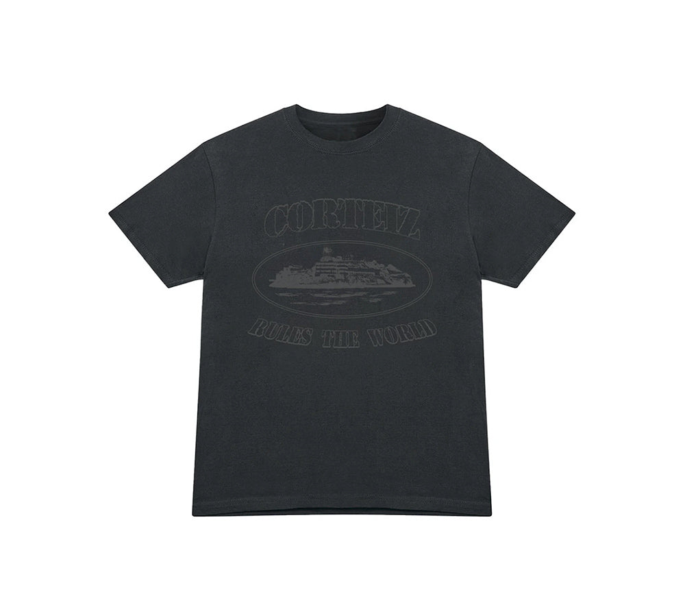 Corteiz OG Alcatraz T-Shirt - Triple Black