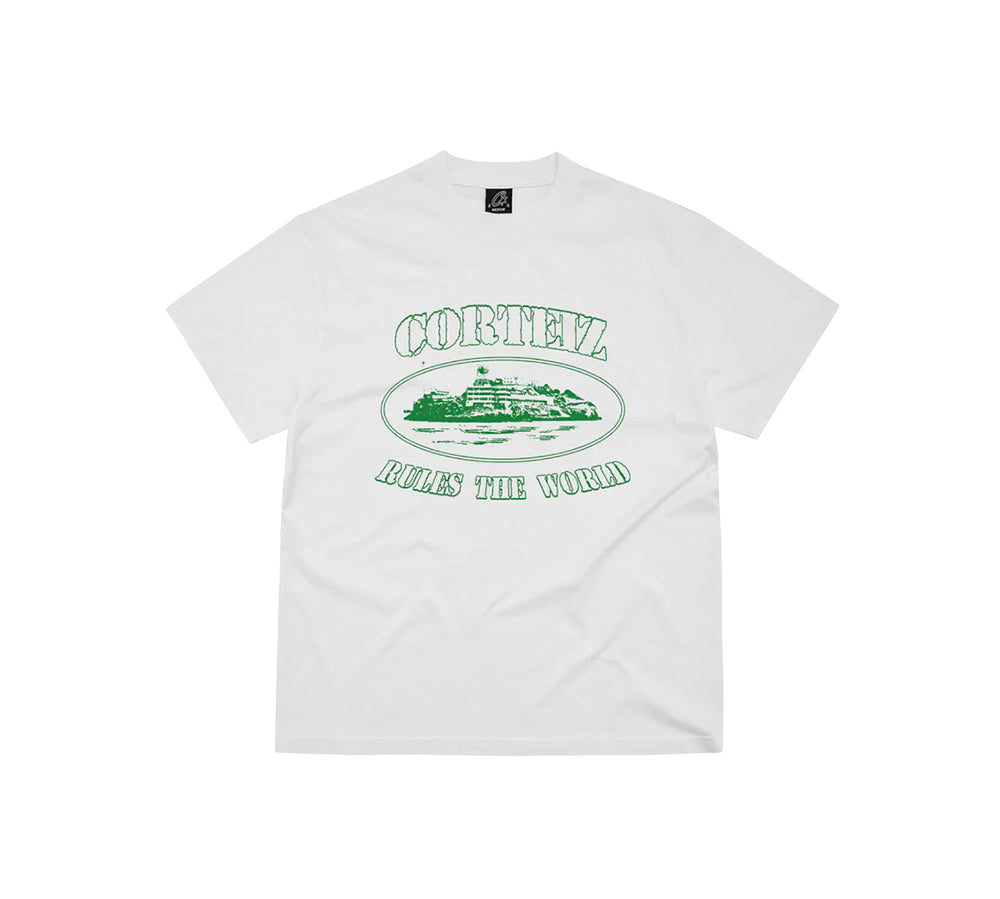 Corteiz Alcatraz Tee - White/Green