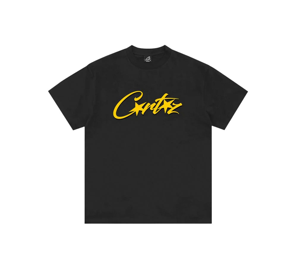 Corteiz OG Allstarz Tee - Black/Yellow