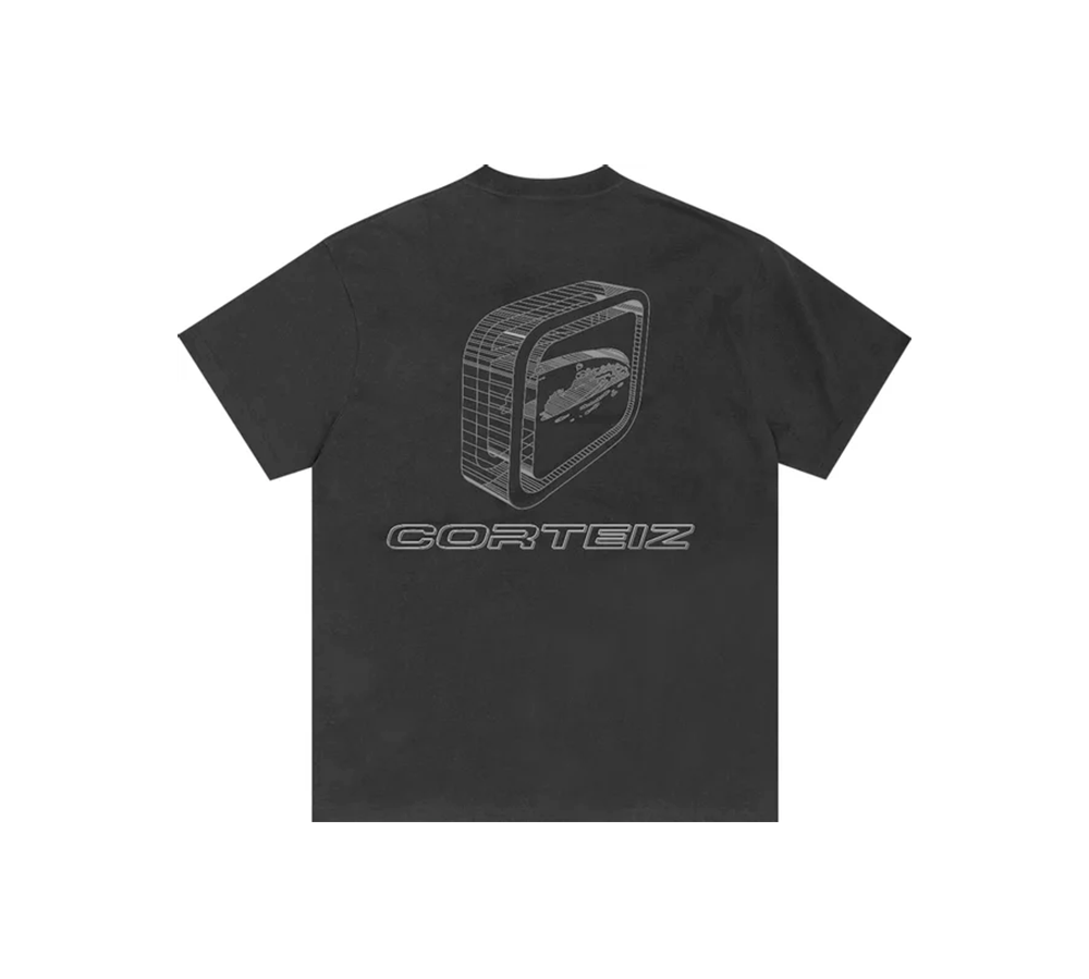 Corteiz Blueprint Tee - Black