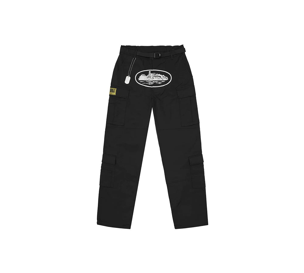 Corteiz 5 Starz Special Edition Black Guerillaz Cargo Pant - Black