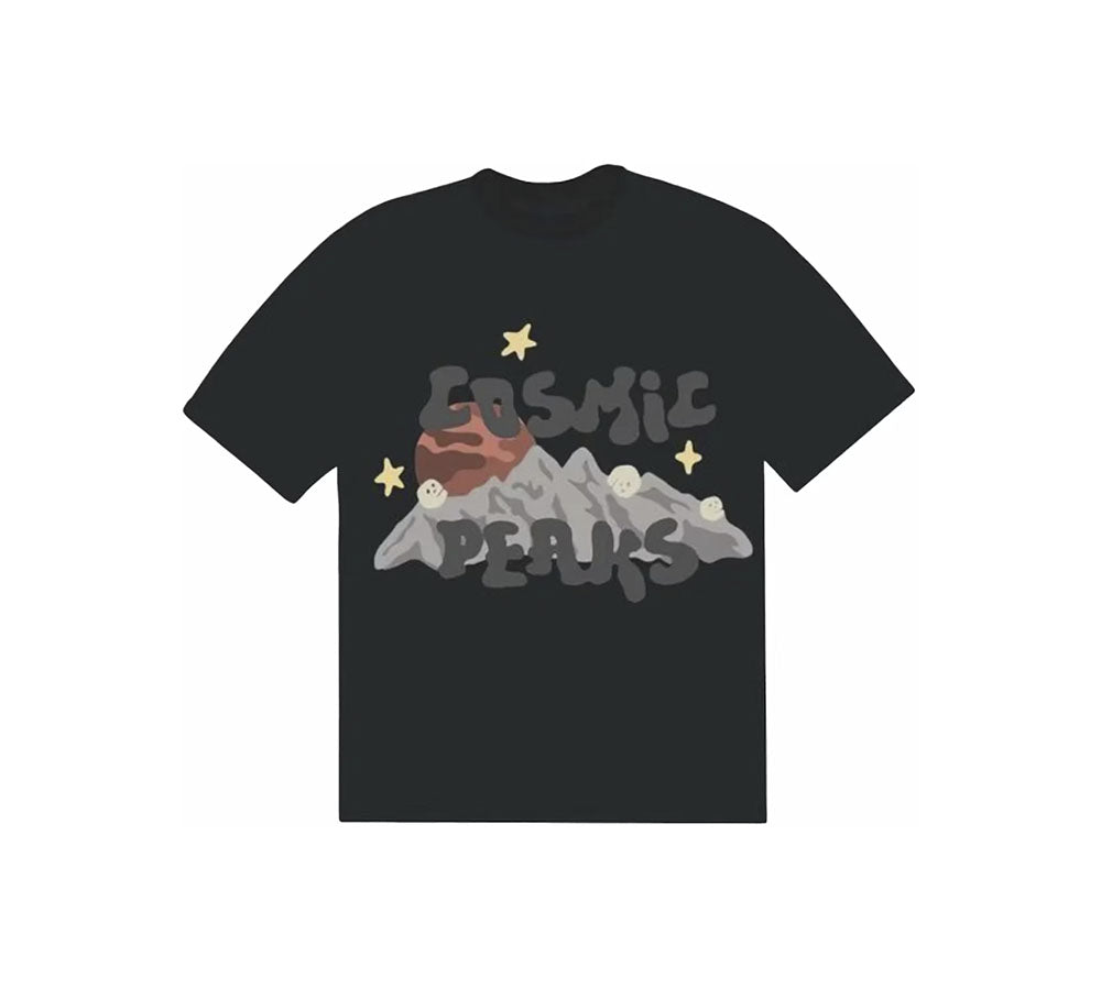 Broken Planet Cosmic Peaks T-shirt Soot - Black