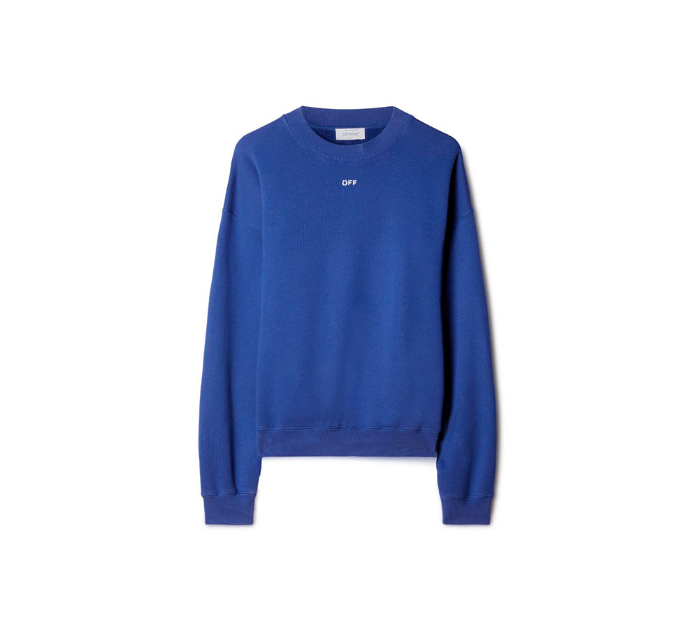 Off-White "OFF" Stamp Skate Crewneck - Dark Blue