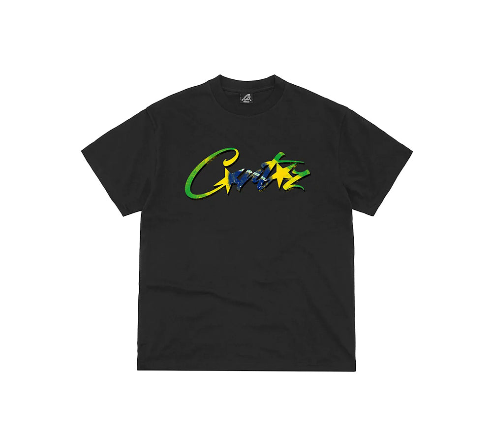 Corteiz Brasil Tee - Black