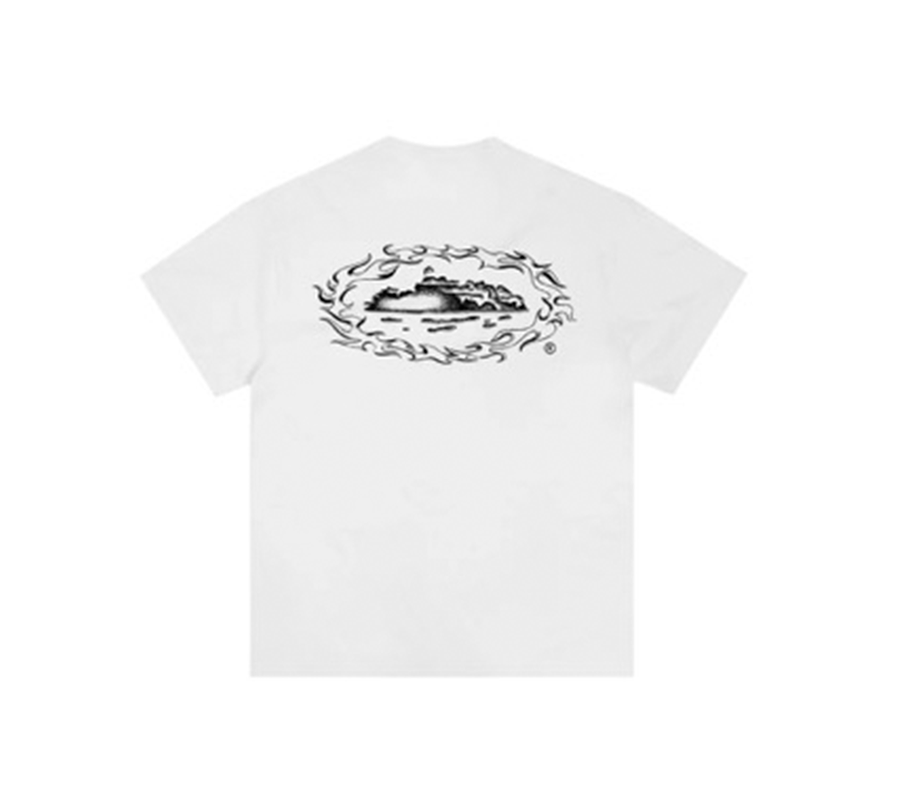 CORTEIZ FIREY ALCATRAZ TEE - WHITE