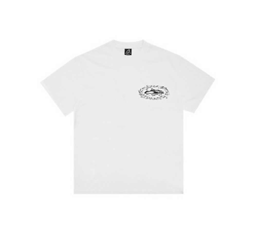 CORTEIZ FIREY ALCATRAZ TEE - WHITE