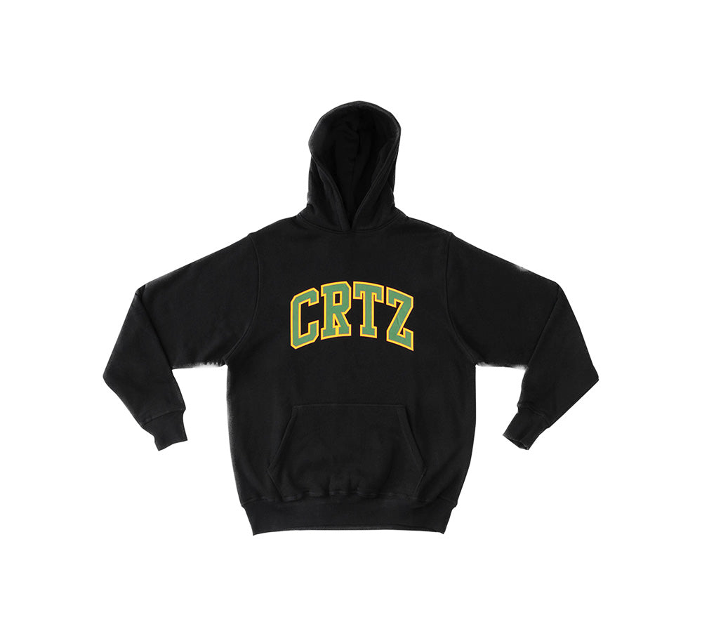 Corteiz Crtz Dropout Hoodie - Black/Green