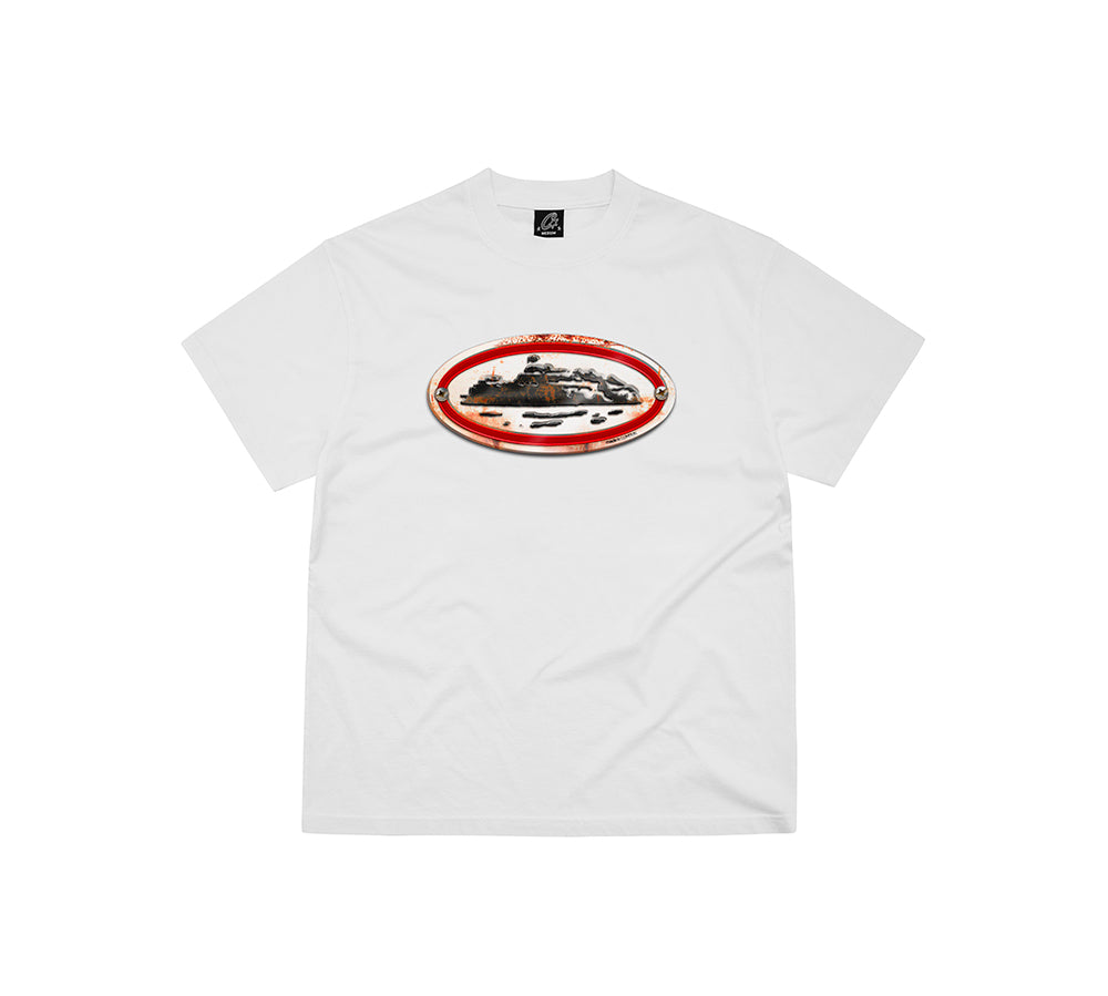 Corteiz Rusty Alcatraz Tee - White