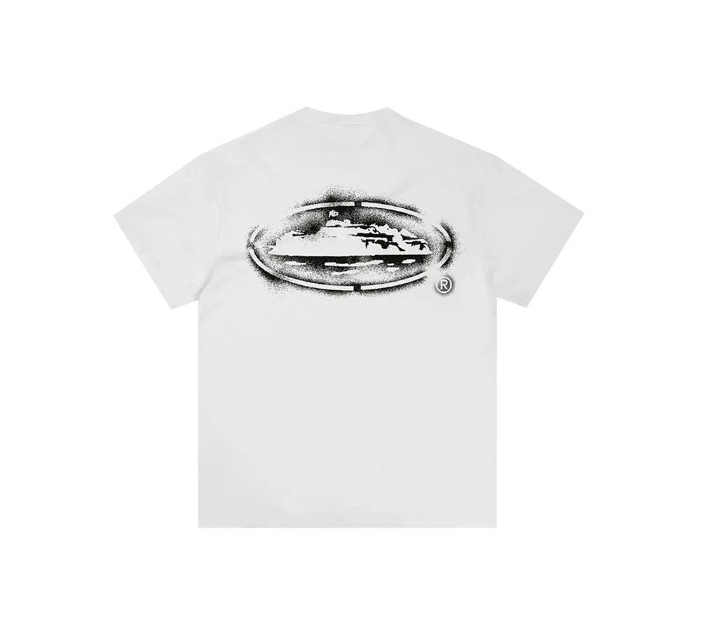 Corteiz Island Stencil Tee - White