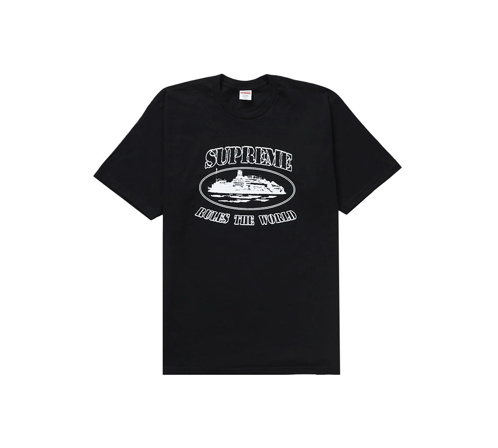 Supreme Corteiz Rules The World Tee - Black