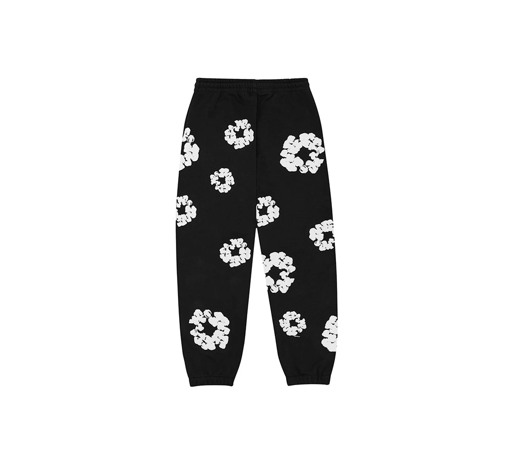 Denim Tears The Cotton Wreath Sweatpants - Black