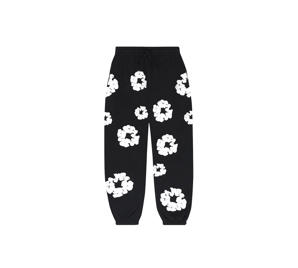 Denim Tears The Cotton Wreath Sweatpants - Black