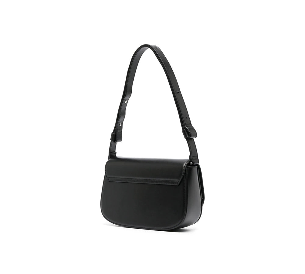 Diesel 1DR two-tone leather shoulder bag