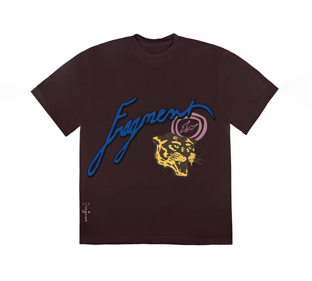 Travis Scott Cactus Jack For Fragment Icons Tee - Brown