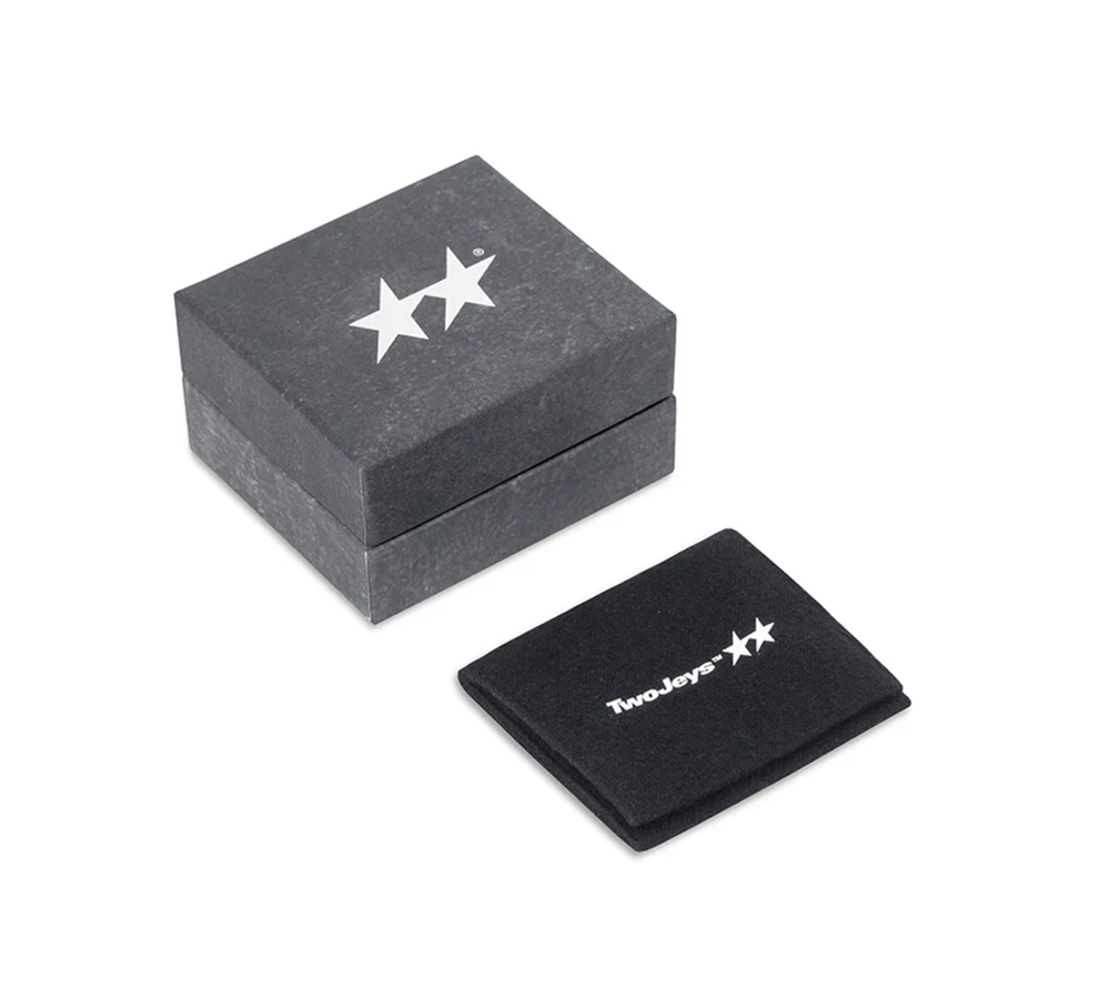 TwoJeys ★★™ Framed Ring - Handcrafted piece w/ 12 microns Silver Bath